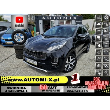 Kia Sportage - GT I- właściciel 1.6 Benzyna177KM Automat 4x4 -Gwarancja- automi-x.pl