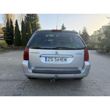Peugeot 307  Kombi 2008,  1.6 diesel - Na sprzedaż za 9 000,00 zł - Szczecin - zdjęcie 5