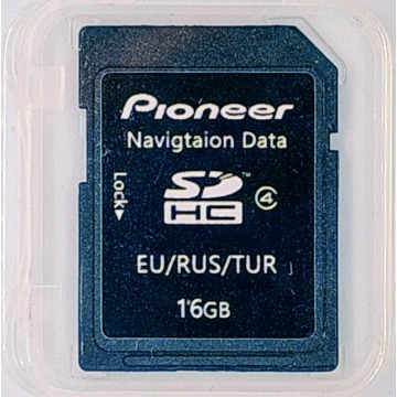 Aktualizacja map stacji multimedialnych Pioneer F series EU 2025Q4