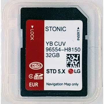 Aktualizacja map KIA Stonic Gen 5 EU 2026