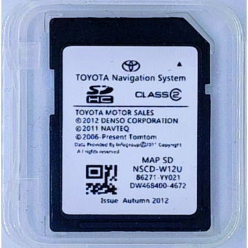 Aktualizacja map Toyota Denso EU