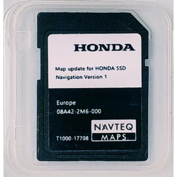 Aktualizacja map Honda EU 2023