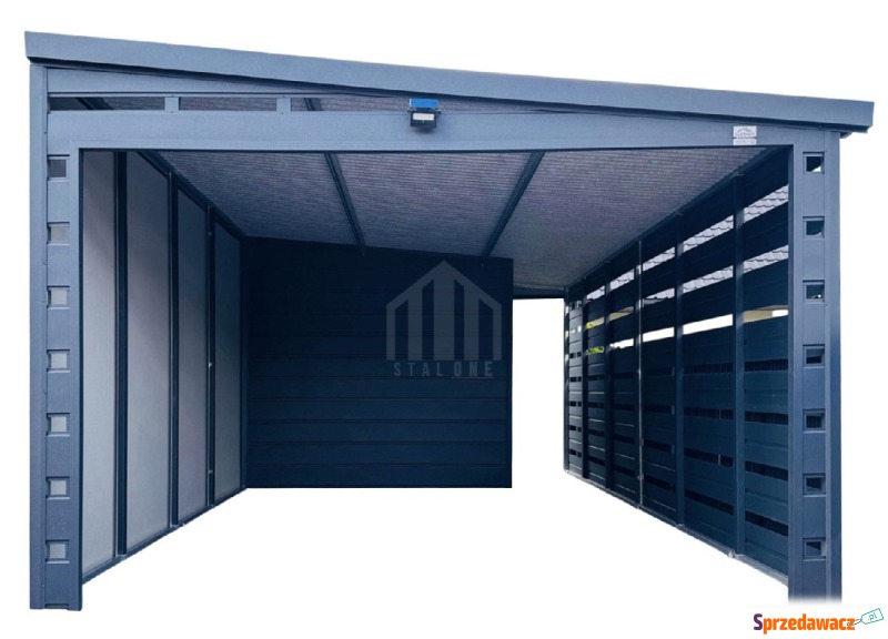 Carport wiata samochodowa 3,5x6 m pomieszczenie... - Garaże i wiaty - Kalisz