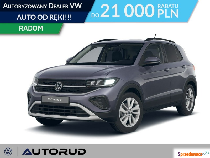 Volkswagen T-Cross  SUV 2026,  1.0 benzyna, automat - Na sprzedaż za 110 740 zł - Radom
