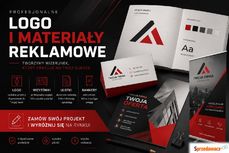 Logo i materiały reklamowe dla Twojej firmy - Reklama, marketing - Chojnice