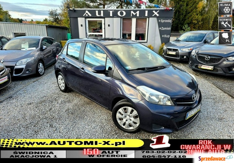 Toyota Yaris  Hatchback 2012,  1.3 benzyna - Na sprzedaż za 22 800 zł - Świdnica