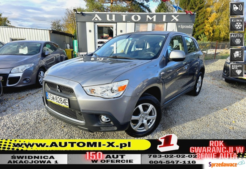 Mitsubishi ASX  SUV 2012,  1.6 benzyna - Na sprzedaż za 27 900 zł - Świdnica