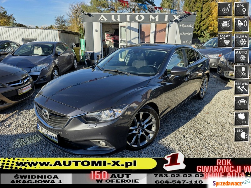 Mazda 6  Sedan/Limuzyna 2013,  2.2 diesel - Na sprzedaż za 33 800 zł - Świdnica