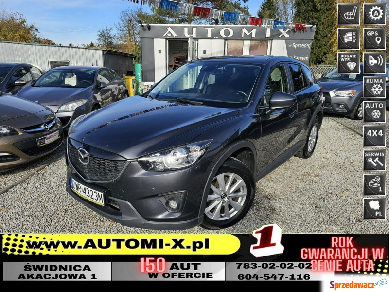 Mazda CX-5  SUV 2015,  2.2 diesel, automat - Na sprzedaż za 43 900 zł - Świdnica