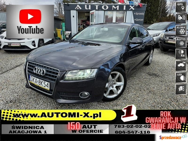 Audi A5  Hatchback 2009,  2.0 benzyna - Na sprzedaż za 32 800 zł - Świdnica