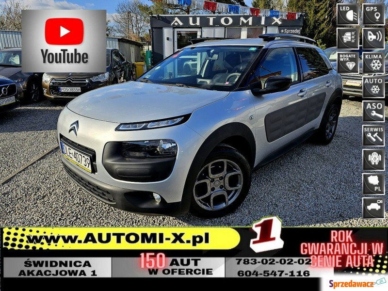 Citroen C4 Cactus  Hatchback 2014,  1.6 diesel, automat - Na sprzedaż za 29 700 zł - Świdnica