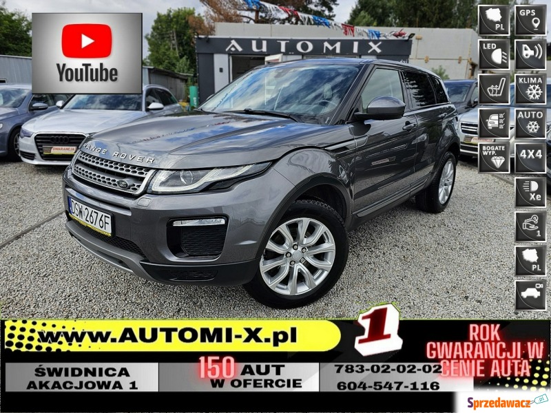 Land Rover Range Rover Evoque  SUV 2017,  2.0 diesel - Na sprzedaż za 59 800 zł - Świdnica
