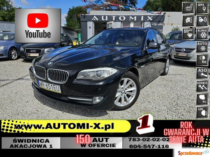 BMW Seria 5  Kombi 2010,  2.0 diesel - Na sprzedaż za 34 800 zł - Świdnica