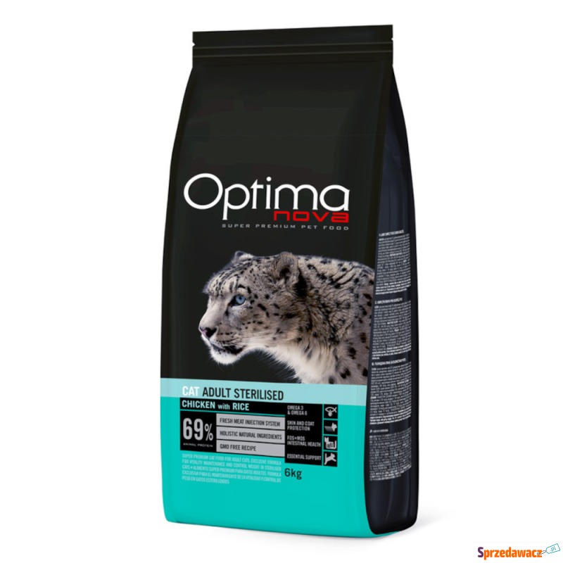 Optimanova Sterilised - 2 x 6 kg - Karmy dla kotów - Ostrołęka