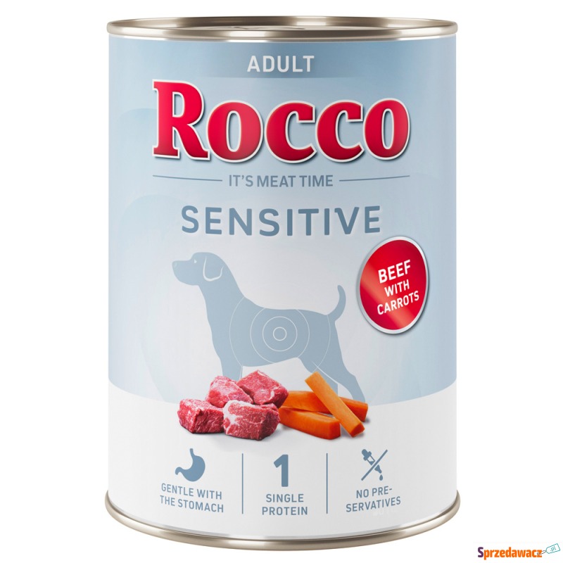 Megapakiet Rocco Sensitive, 24 x 400 g - Nowa... - Karmy dla psów - Inowrocław