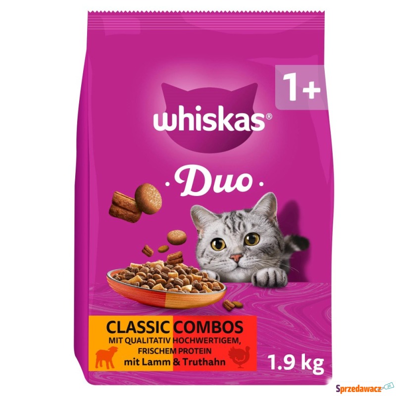 Whiskas 1+ Duo Classic Combos, jagnięcina i indyk... - Karmy dla kotów - Zamość