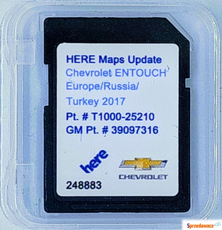 Aktualizacja map Chevrolet EnTouch EU 2024 - Oprogramowanie GPS - Sandomierz