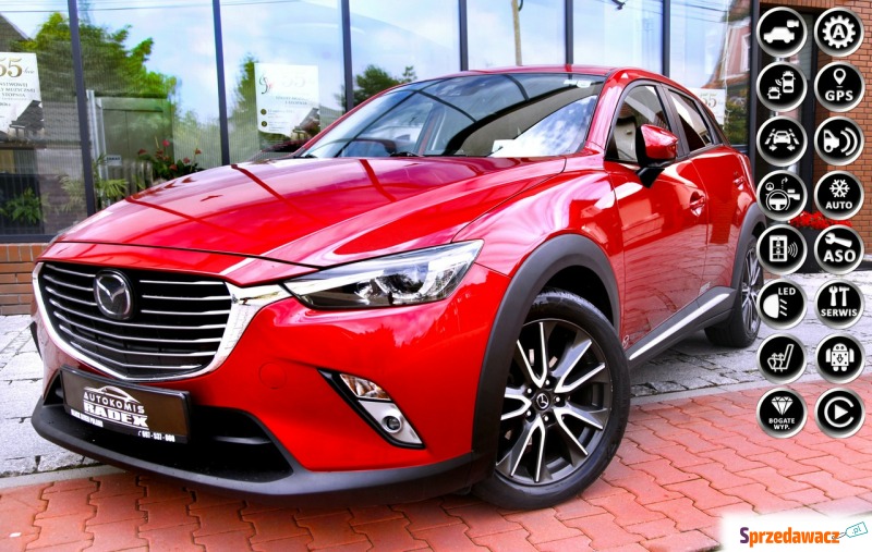 Mazda CX-3  SUV 2016,  2.0 benzyna, automat - Na sprzedaż za 58 999 zł - Świebodzin