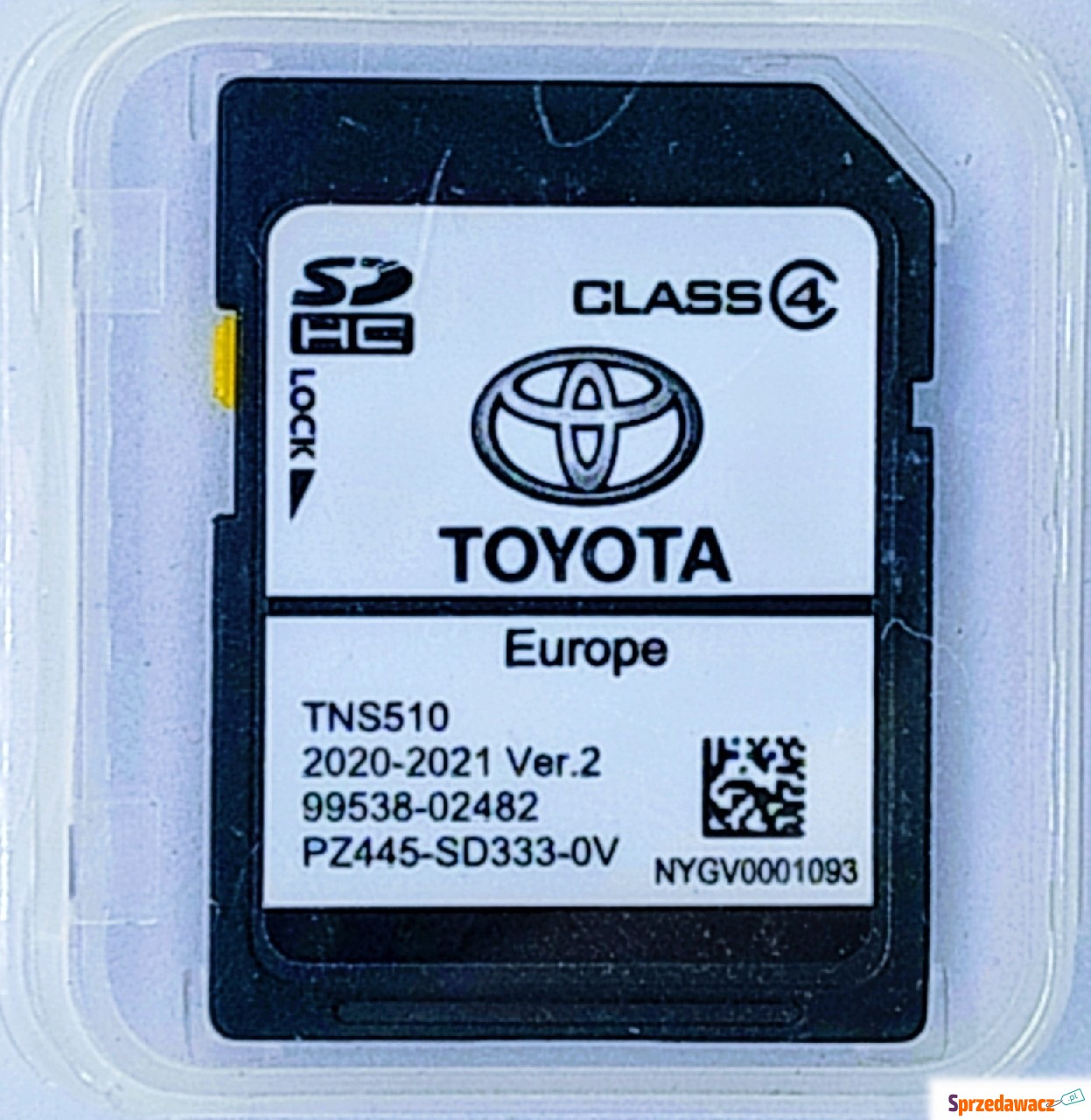 Aktualizacja map Toyota TNS510...
