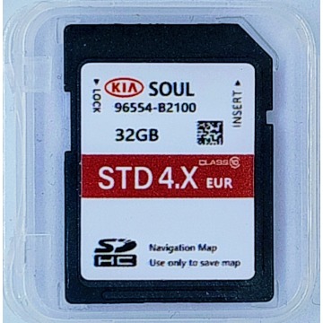 Aktualizacja map KIA Soul Gen 4 EU 2026