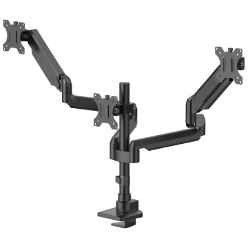 Hama 220909 uchwyt do monitora sprężyna gazowa, 3 ramiona, 13''-32'', czarny