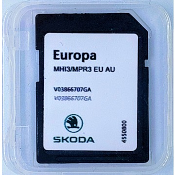 Aktualizacja map Skoda Amundsen MIB3 EU 2026