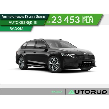 Škoda Octavia - Combi Sportline Tech 2.0TSI 204KM automat DSG Pakiet Winter Plus HAK