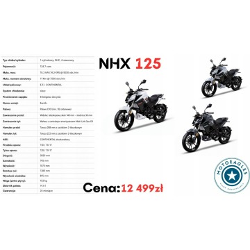 SYM NHX 125 Kup na raty z Dowozem pod dom. - Motocykle sportowe - Bicz - zdjęcie 2