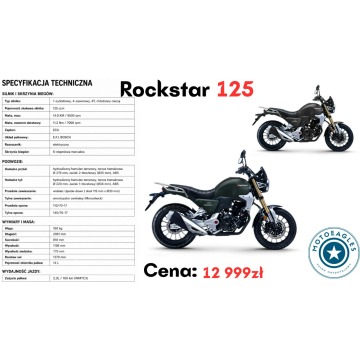 Daytona Rockstar 125 Transport Raty Fvat - Motocykle cruiser - Bicz - zdjęcie 4