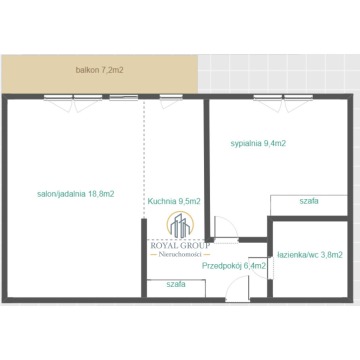 Mieszkanie dwupokojowe Lublin,   48 m2, pierwsze piętro - Sprzedam - zdjęcie 6
