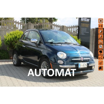 Fiat 500 - 1.4 Benzyna 100km Automat 2012Rok Przebieg 73337km Klima Panorama