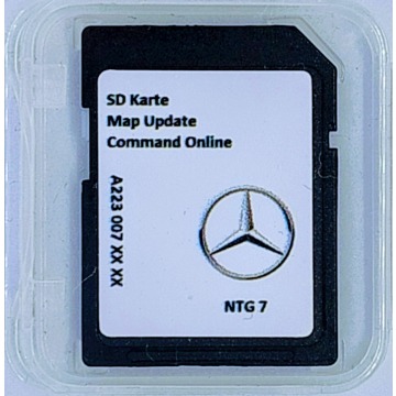 Aktualizacja map Mercedes Comand Online NTG 7 EU