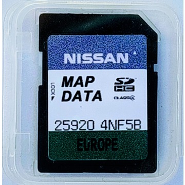Aktualizacja map Nissan Leaf EU