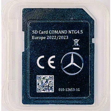 Aktualizacja map Mercedes Comand Online NTG 4.5/4.7 EU