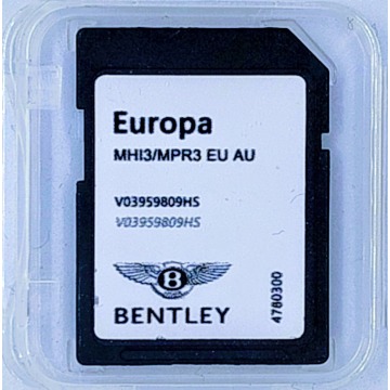 Aktualizacja map Bentley MIB3 2026