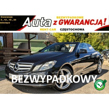 Mercedes E 220 - 2.2CDi*170PS*Cabrio*OPŁACONY*Bezwypadkowy*Klimatronik*GWARANCJA 24M