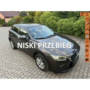 Mazda CX-3 - Bardzo ładny egzemplarz, pierwsza rej. 2017, Alufelgi, Nawigacja.