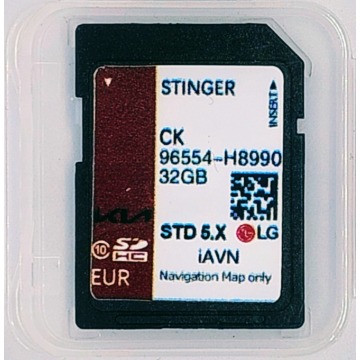 Aktualizacja map KIA Stinger Gen 5 EU 2026