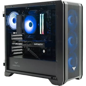 Komputer PREYON Windy Pro 880 Ryzen 9 9900X3D, 32 GB, RTX 5050, 1 TB M.2 PCIe Windows 11 Pro