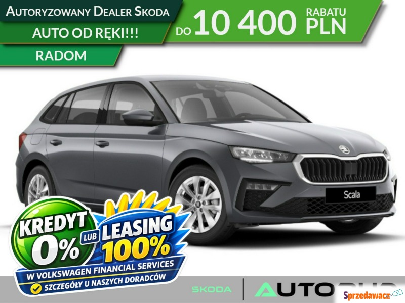 Skoda Scala  Hatchback 2026,  1.0 benzyna - Na sprzedaż za 97 450 zł - Radom