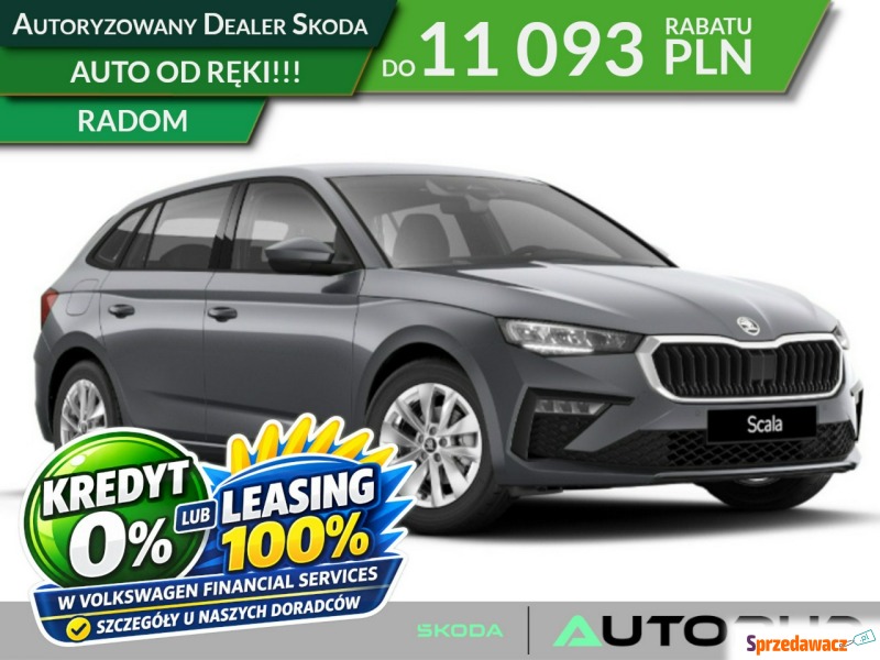 Skoda Scala  Liftback 2026,  1.5 benzyna, automat - Na sprzedaż za 109 957 zł - Radom