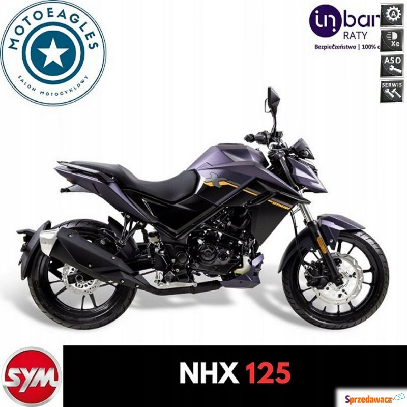 SYM NHX 125 Kup na raty z Dowozem pod dom. - Motocykle sportowe - Bicz