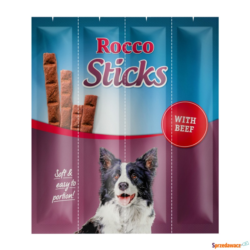 Rocco Sticks - z wołowiną, 12 szt. (120 g) - Przysmaki dla psów - Koszalin