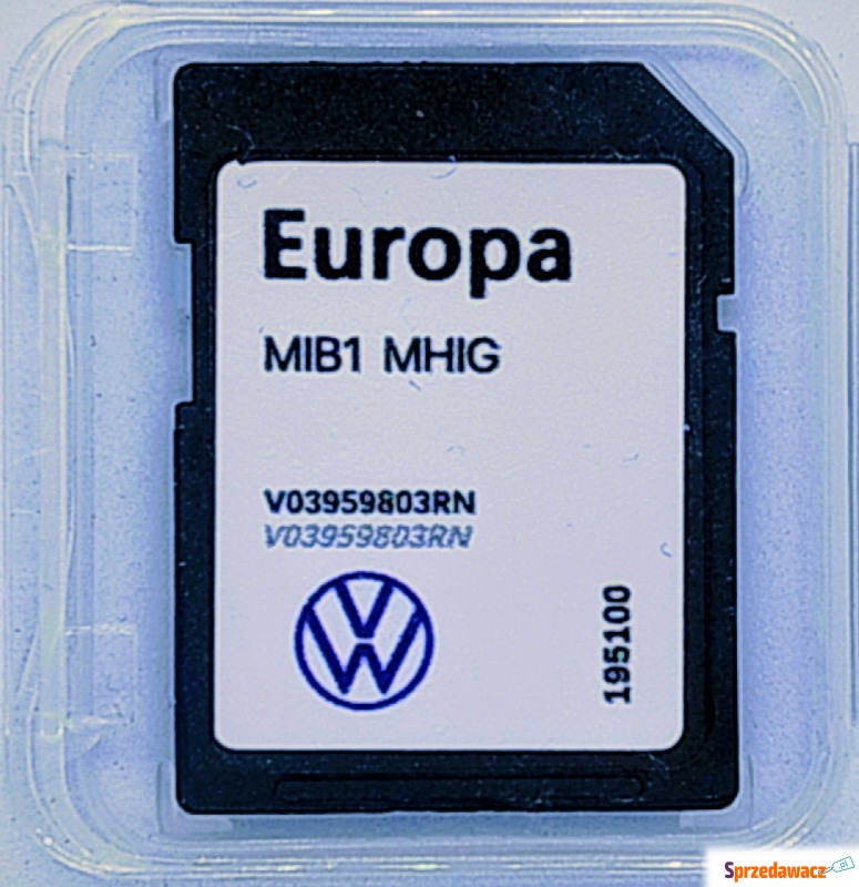 Aktualizacja map VW Mib1 Mhig Eu 2024 - Części, podzespoły - Stalowa Wola
