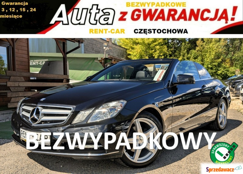 Mercedes - Benz E-klasa  Kabriolet 2012,  2.1 diesel - Na sprzedaż za 46 900 zł - Częstochowa