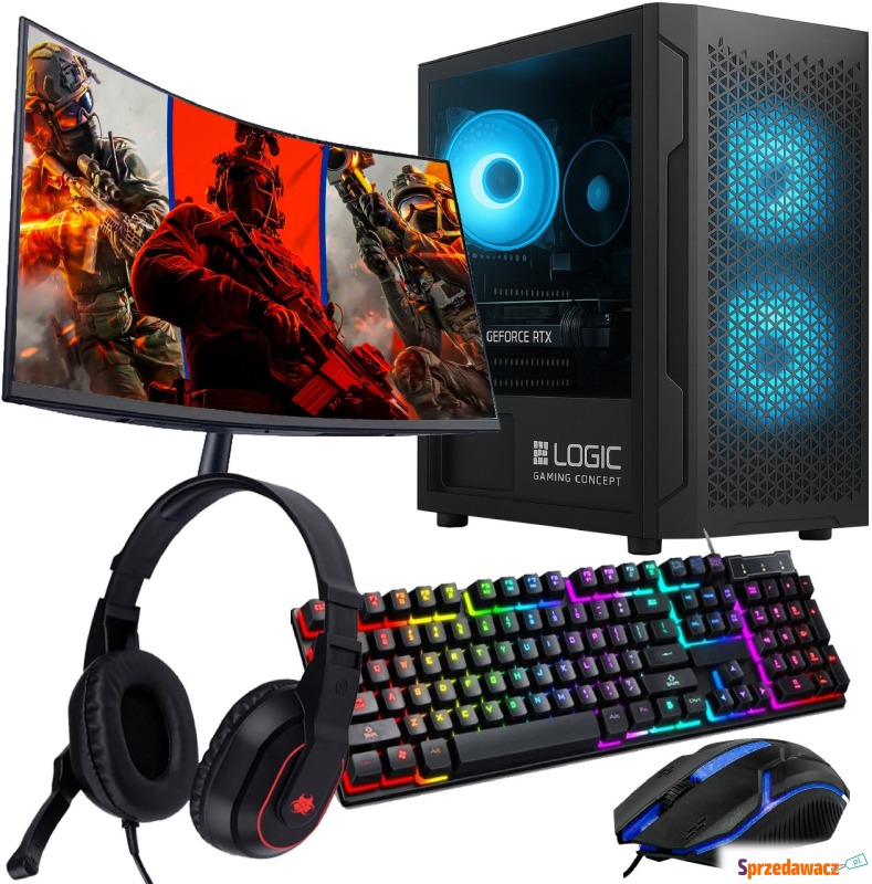 Komputer Altreo Gamingowy Z MONITOREM Intel I5... - Komputery stacjonarne - Szczecinek