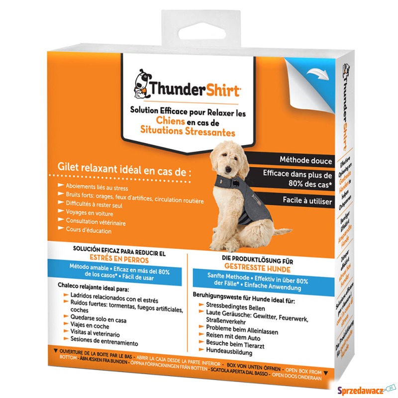 ThunderShirt® kamizelka antystresowa, szara -... - Akcesoria dla psów - Bytom