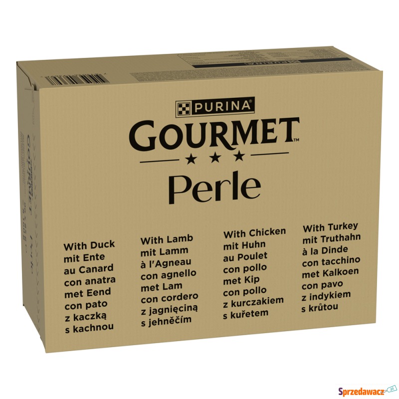 Megapakiet Gourmet Perle, 96 x 85 g - Kaczka,... - Karmy dla kotów - Jastarnia