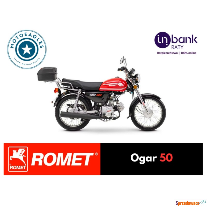 Romet Ogar 50 Transport Raty Fvat - Motorowery - Bicz