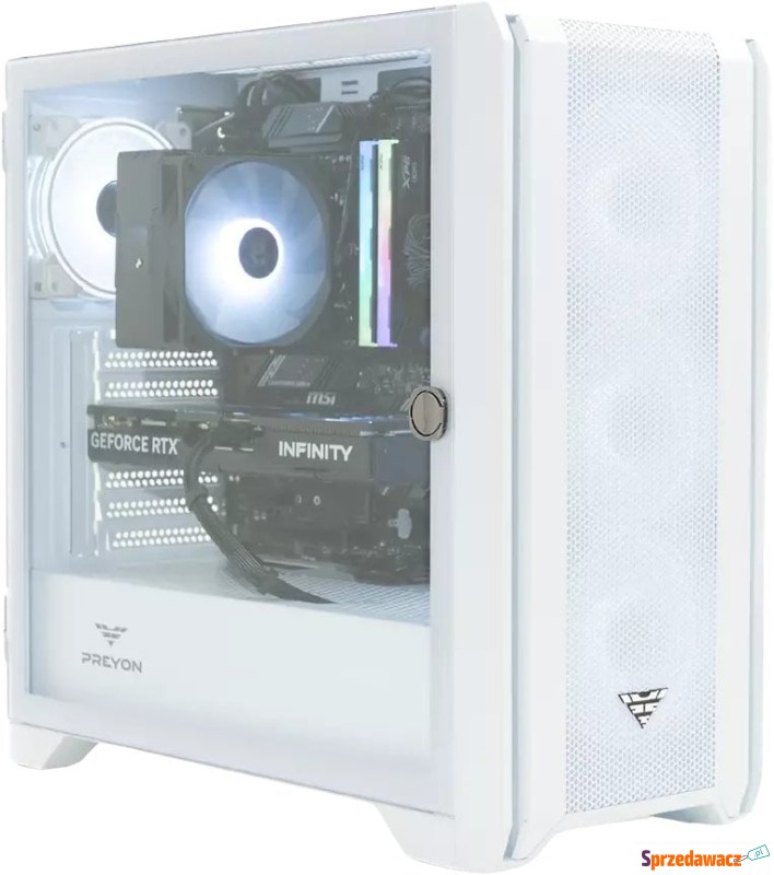 Komputer PREYON Windy Pro 880 White Ryzen 7 9700X,... - Komputery stacjonarne - Bydgoszcz